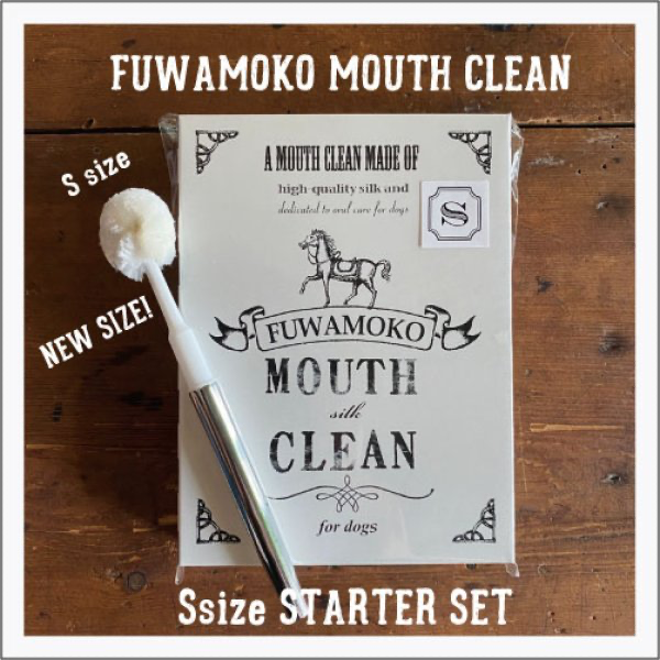 《NEW》ふわもこMOUTH・CLEANブラシ スターターセット(ブラシ2本、ゴールドハンドル1本)/5個セット